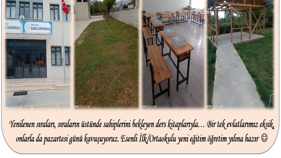 Esenli İlk/Ortaokulu Olarak Yeni Eğitim Öğretim Yılına Hazırız 